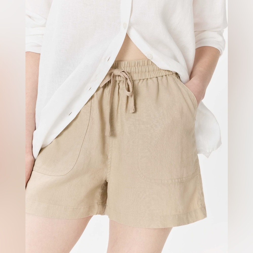 Quince‎ 100% European Linen Shorts Driftwood M